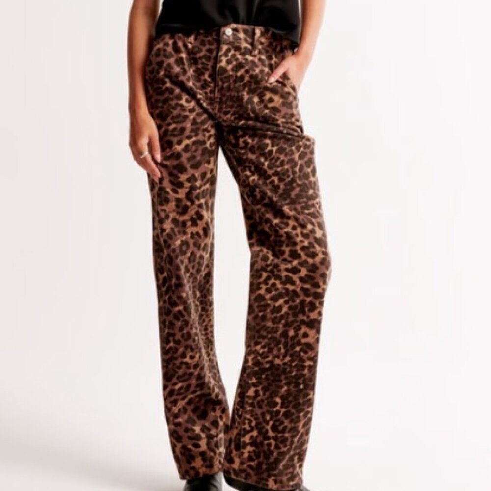 Abercrombie Mid Rise Slouchy Jean 29L